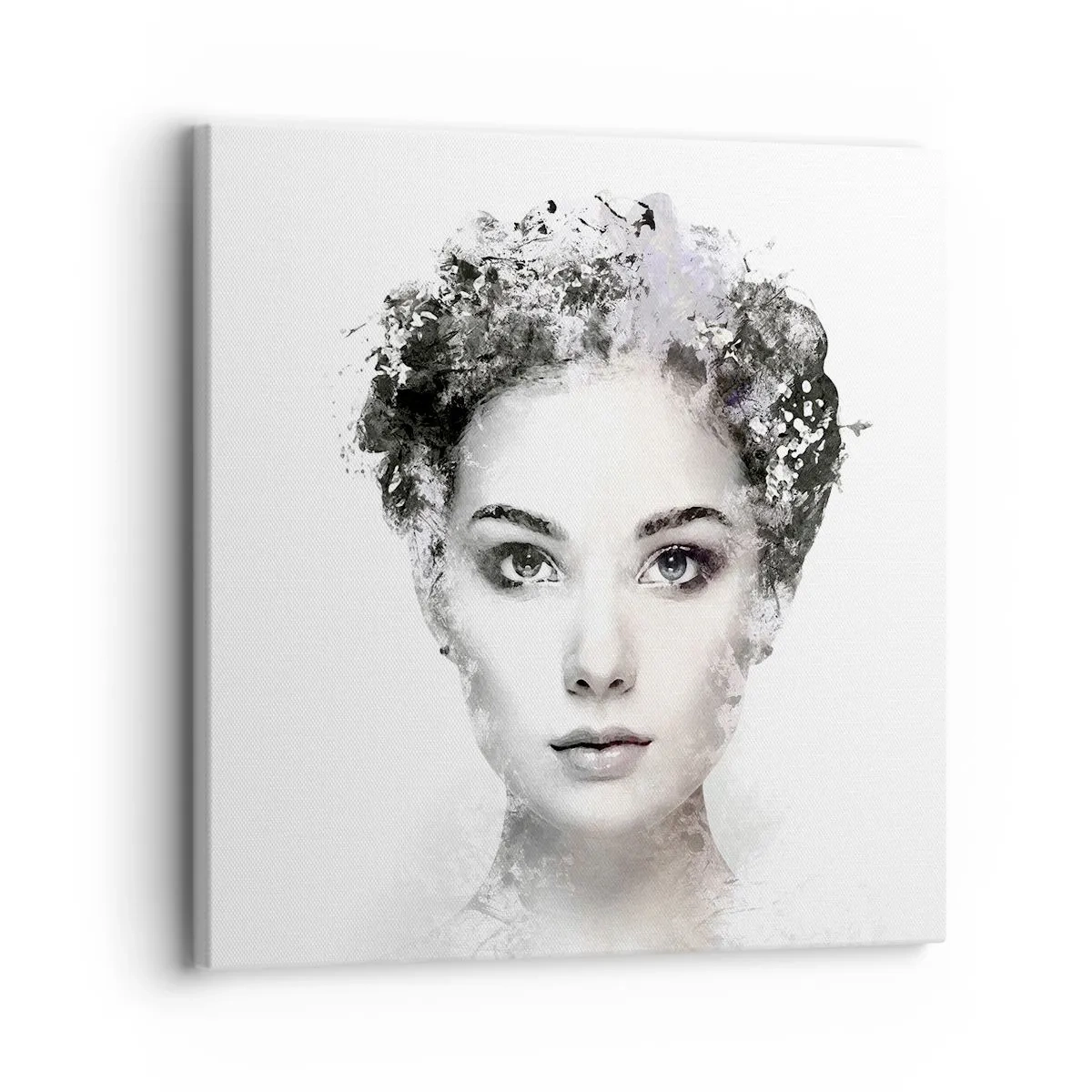 Bild auf Leinwand - Leinwandbild - Ein äußerst stilvolles Portrait - 30x30 cm