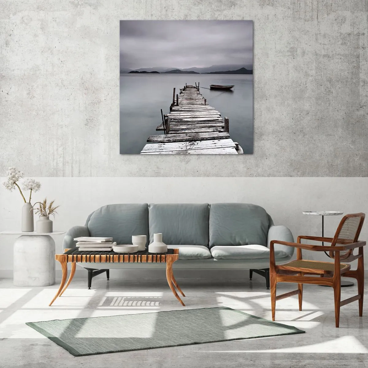 Glasbild - Bild auf glas - Du kannst morgen gehen - 70x70 cm