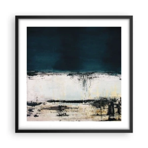 Poster in einem schwarzem Rahmen - Horizontale Komposition - 50x50 cm