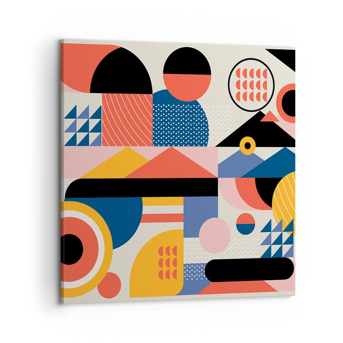 Bild auf Leinwand - Leinwandbild - Komposition: Na, los, spiel! - 50x50 cm