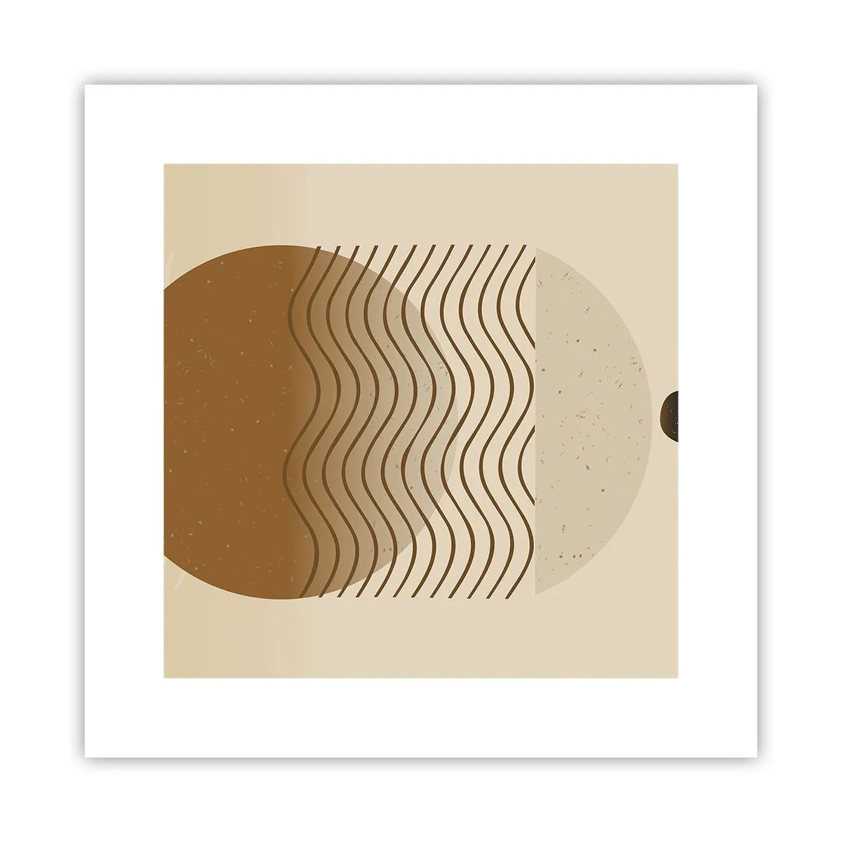 Poster - Zur Entstehung geometrischer Figuren - 30x30 cm