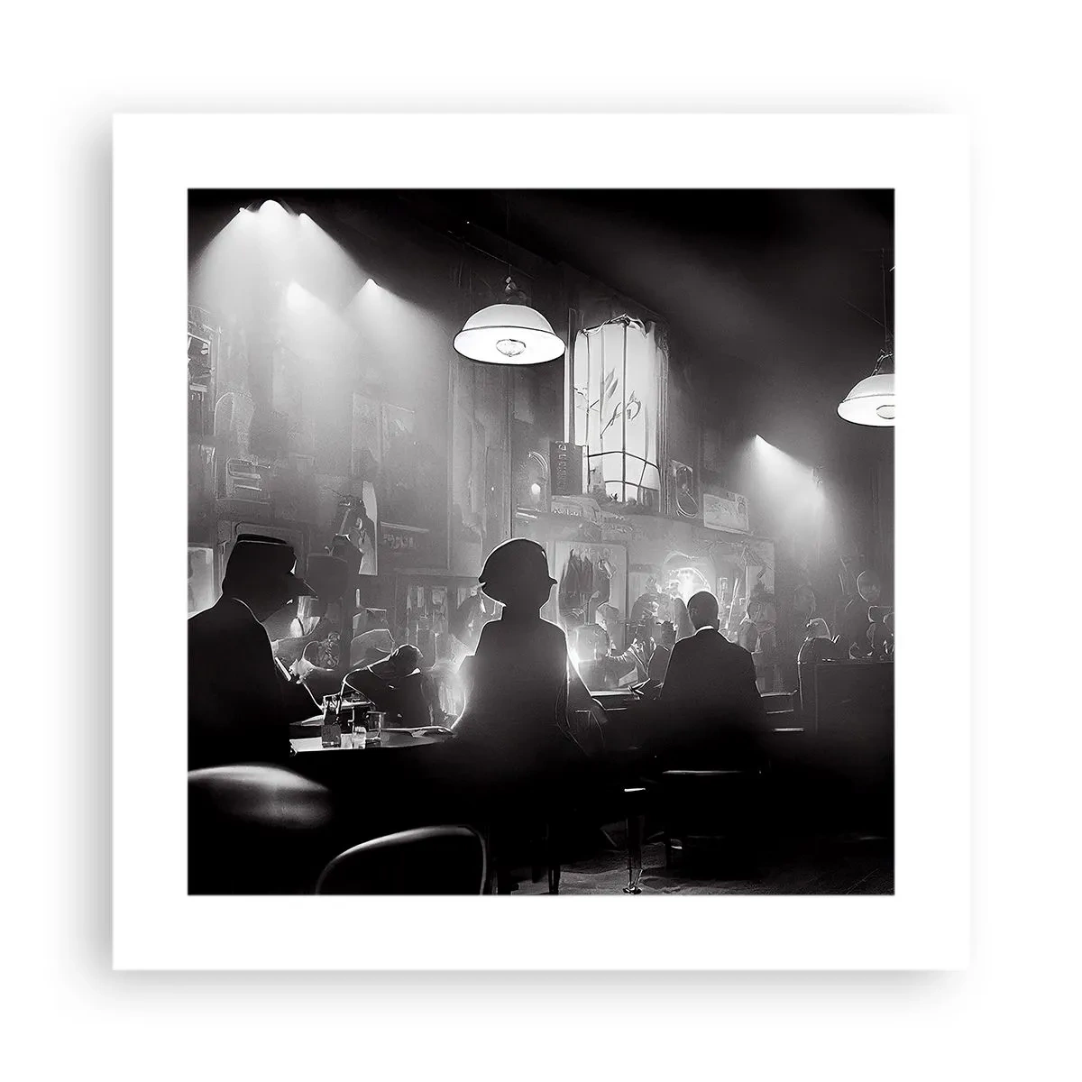 Poster - In Jazz-Atmosphäre - 40x40 cm