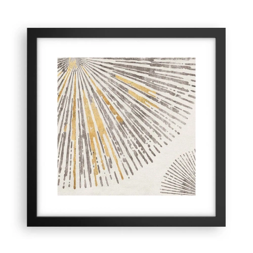 Poster in einem schwarzem Rahmen - Schönheit des Strahls - 30x30 cm