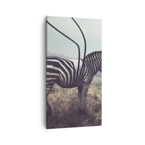 Bild auf Leinwand - Leinwandbild - Achtung! Fehler - 55x100 cm