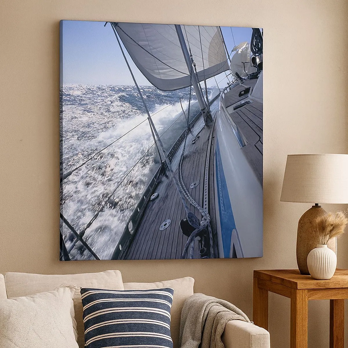 Bild auf Leinwand - Leinwandbild - Ich weiß was es heißt ein Vogel zu sein - 30x30 cm