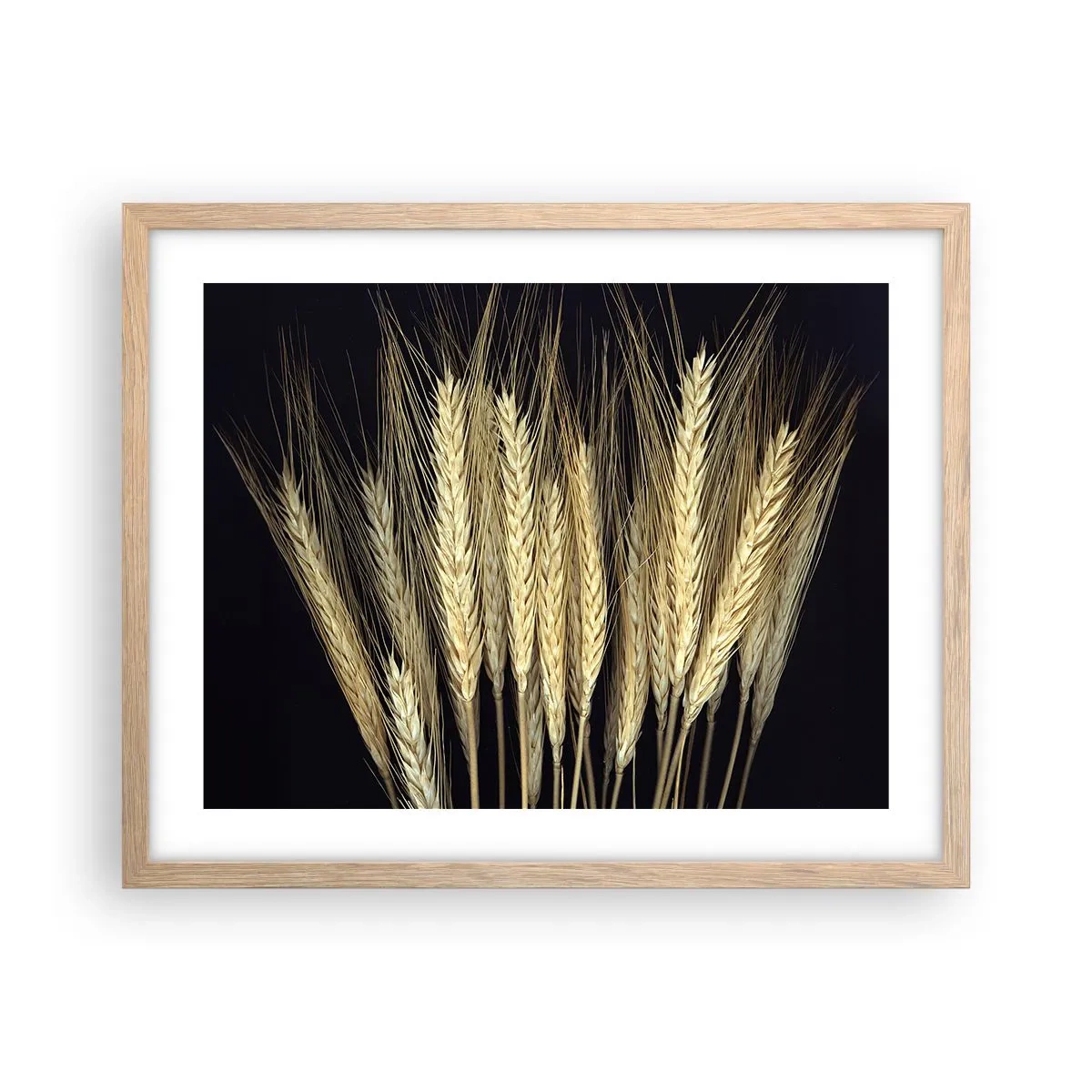 Poster in einem Rahmen aus heller Eiche - Rustikale Magie - 50x40 cm