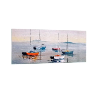 Glasbild - Bild auf glas - Wohlverdiente Ruhe - 100x40 cm