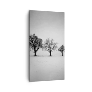 Bild auf Leinwand - Leinwandbild - Wovon träumen sie? - 55x100 cm