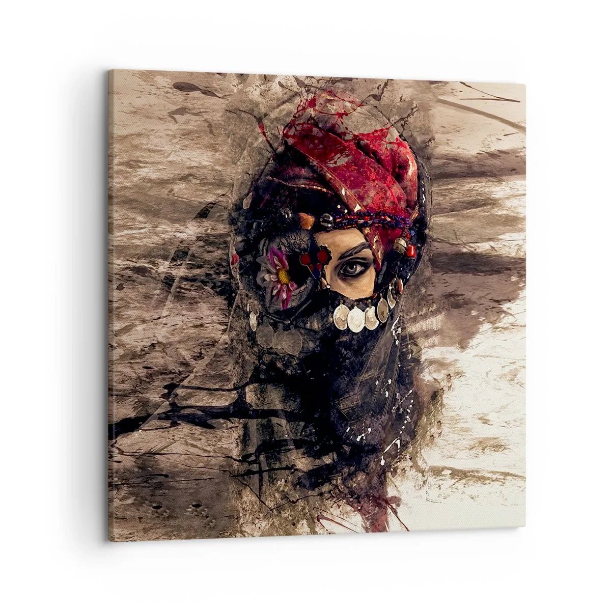 Bild auf Leinwand - Leinwandbild - Gelinde gesagt besorgniserregend - 50x50 cm