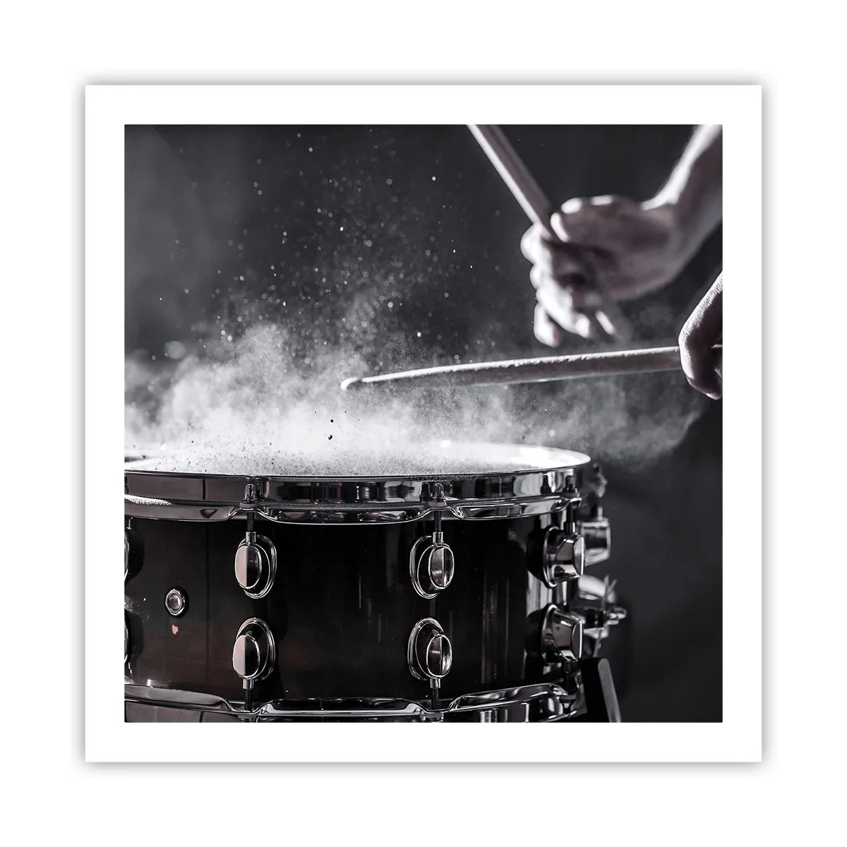 Poster - Der Puls der Musik - 60x60 cm