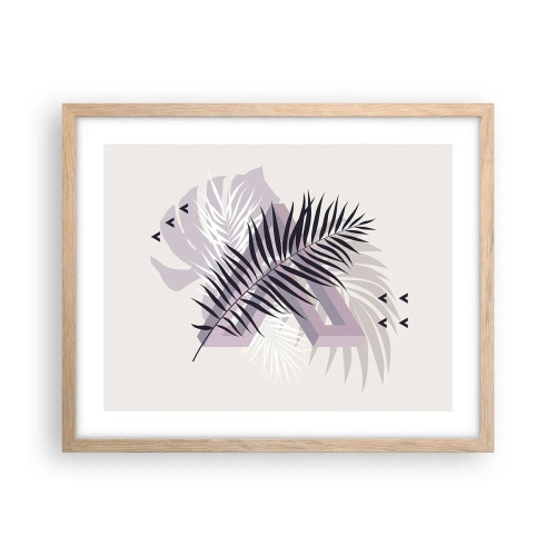 Poster in einem Rahmen aus heller Eiche - Der Schatten des Schattens - 50x40 cm