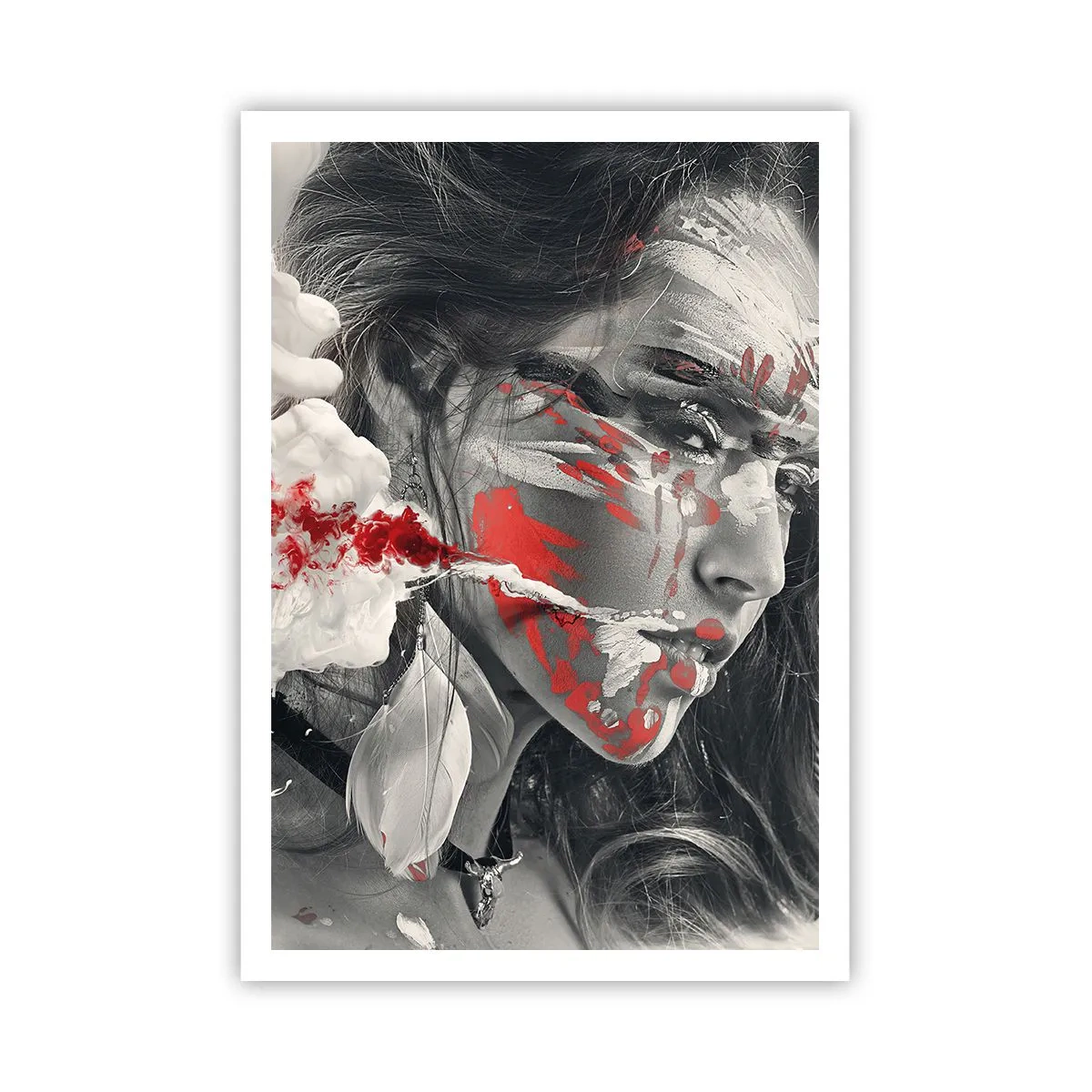 Poster - Im Dunst der Absurdität - 70x100 cm