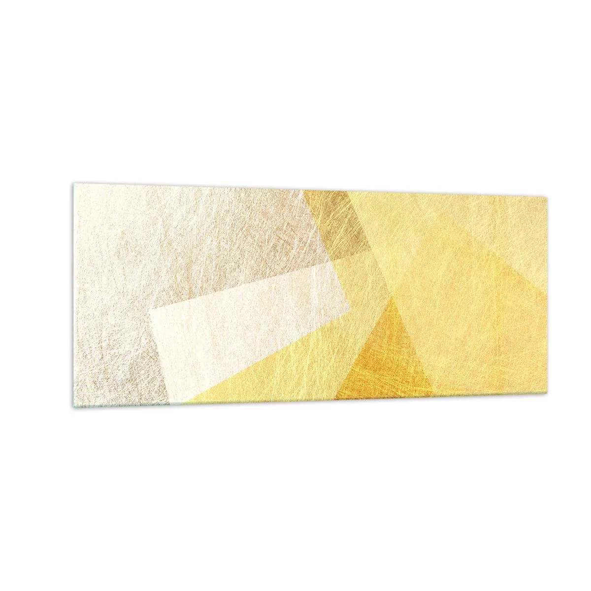 Glasbild - Bild auf glas - Geometriewetter - 100x40 cm