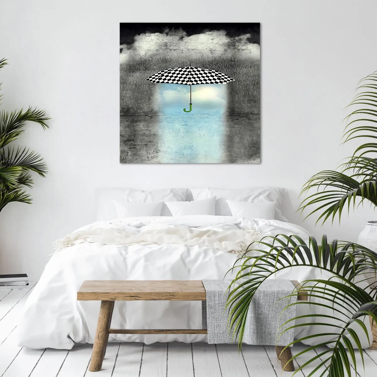 Bild auf Leinwand - Leinwandbild - Aber möglich - 60x60 cm