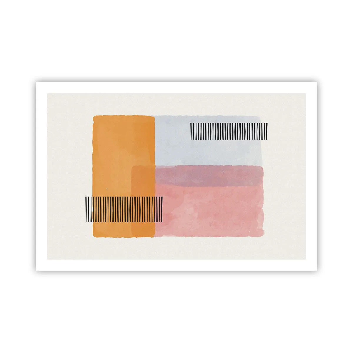 Poster - Von Ecke zu Ecke - 91x61 cm