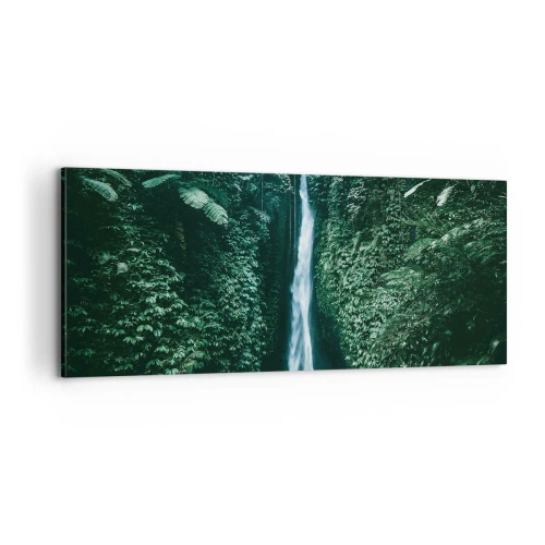 Bild auf Leinwand - Leinwandbild - Tropisches Spa - 100x40 cm