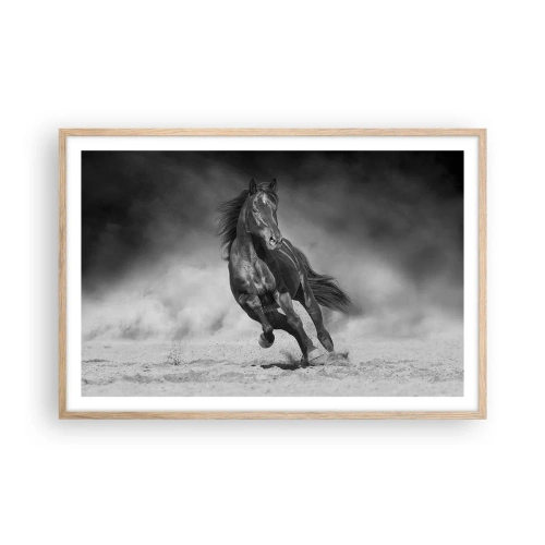 Poster in einem Rahmen aus heller Eiche - Würdig des Emirs selbst - 91x61 cm