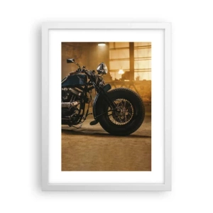 Poster in einem weißen Rahmen - Ich kann alles  - 30x40 cm