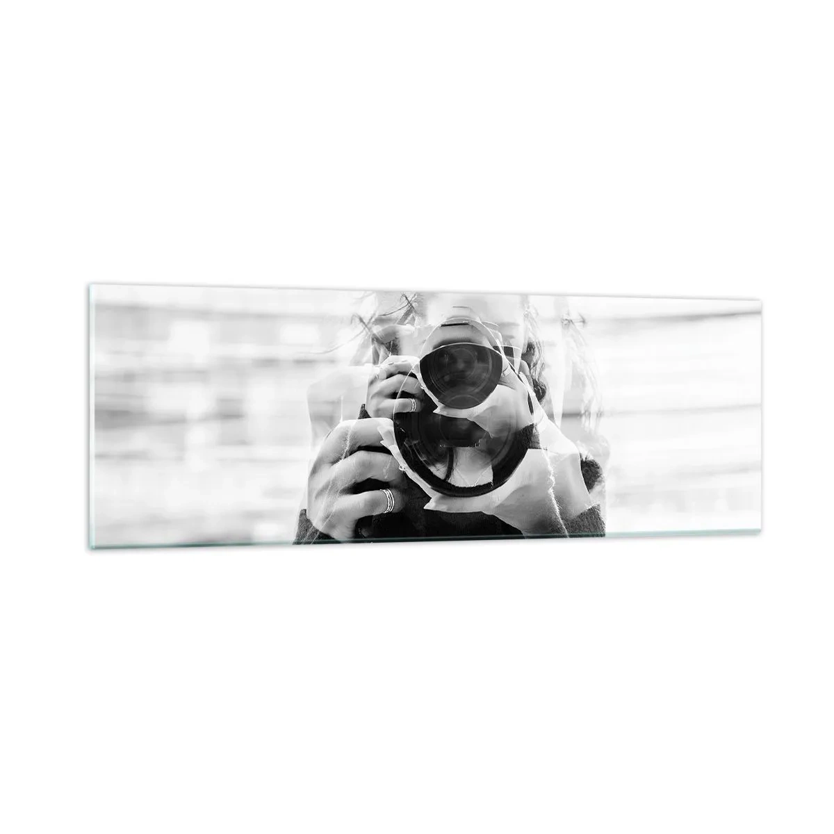 Glasbild - Bild auf glas - Schöpfer und Material - 90x30 cm