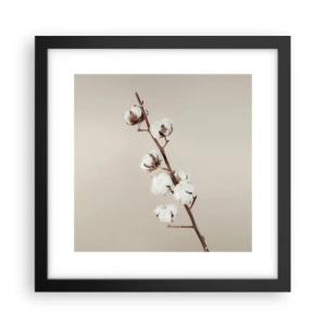 Poster in einem schwarzem Rahmen - An der Quelle der Weichheit - 30x30 cm