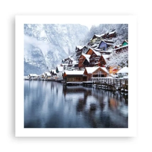 Poster - In winterlicher Dekoration - 50x50 cm