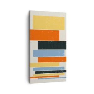 Bild auf Leinwand - Leinwandbild - Musiknotation - 45x80 cm