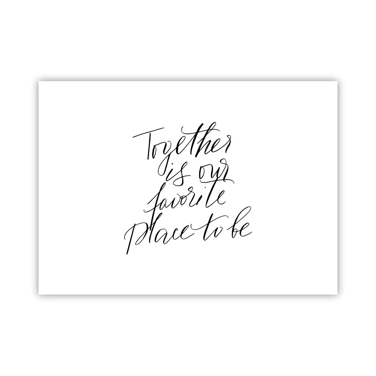 Poster - Fühlst du das auch? - 70x50 cm