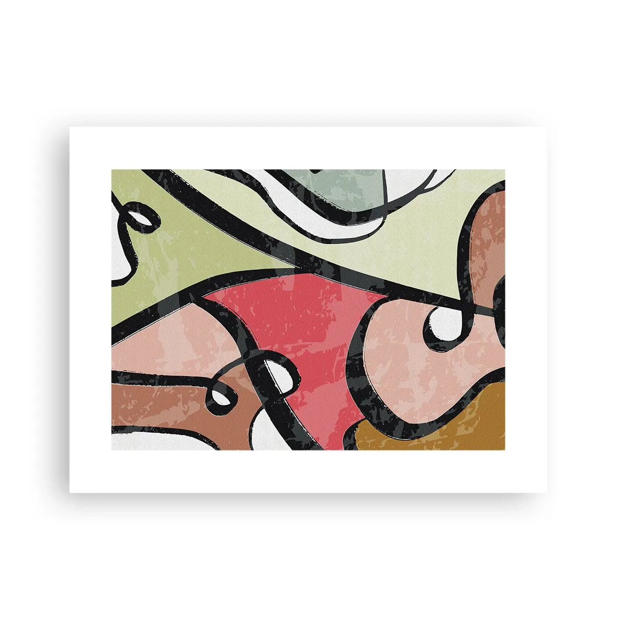 Poster - Pirouetten unter Farben - 40x30 cm