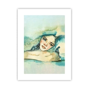 Poster - Bin ich blau? - 30x40 cm
