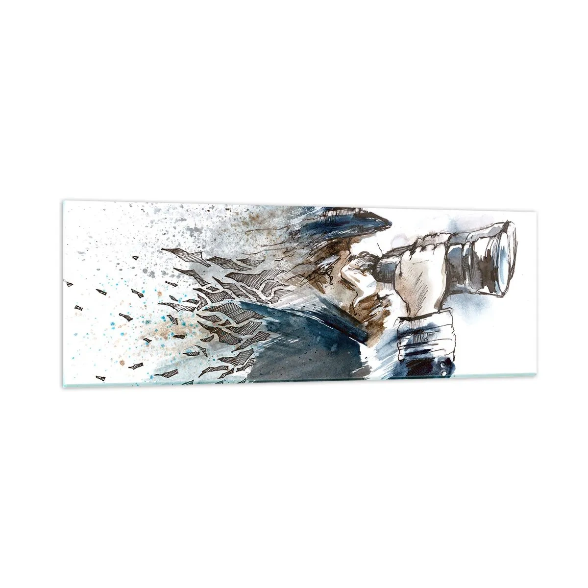 Glasbild - Bild auf glas - Zehn auf der Beaufort-Skala! - 90x30 cm