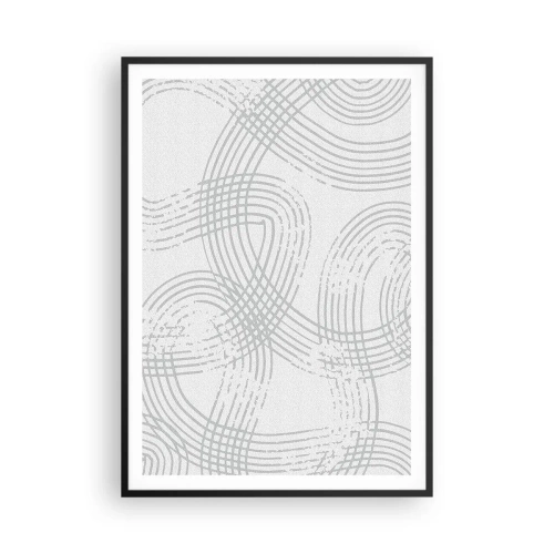 Poster in einem schwarzem Rahmen - Es gibt keinen einfachen Weg - 70x100 cm