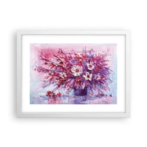 Poster in einem weißen Rahmen - Unschuld und Leidenschaft - 40x30 cm