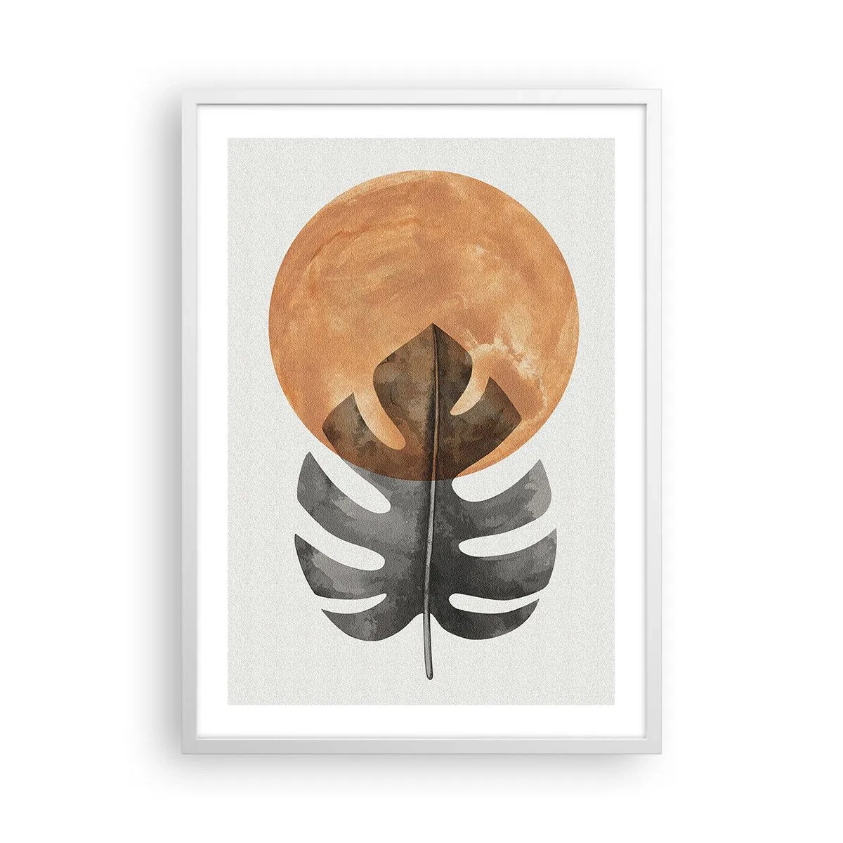 Poster in einem weißen Rahmen - Immer die Sonne - 50x70 cm