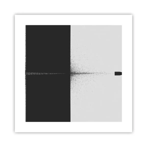 Poster - Direkt zum Ziel - 40x40 cm