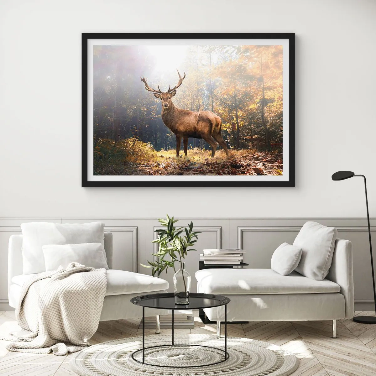 Poster in einem schwarzem Rahmen - In voller Majestät - 91x61 cm