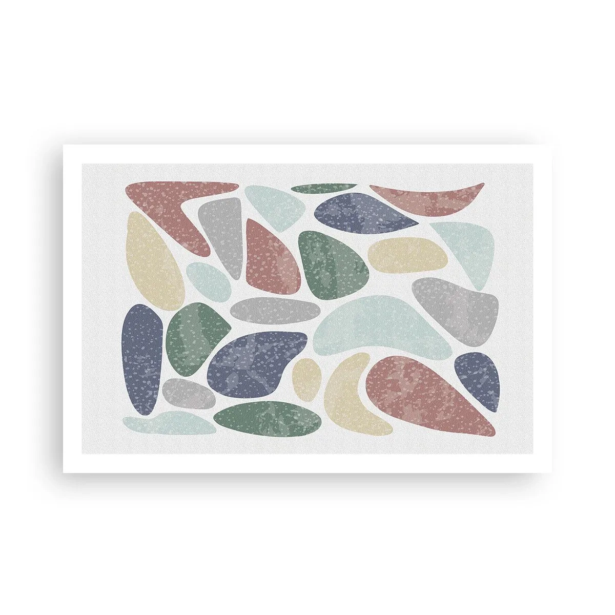 Poster - Mosaik aus pulverförmigen Farben - 91x61 cm