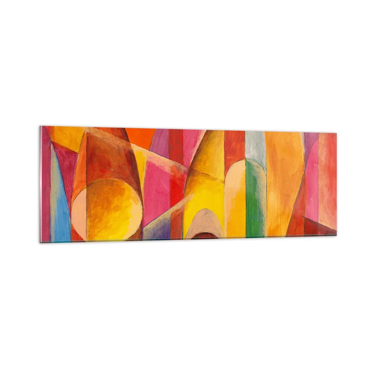 Glasbild - Bild auf glas - Kathedrale der Sonne - 90x30 cm