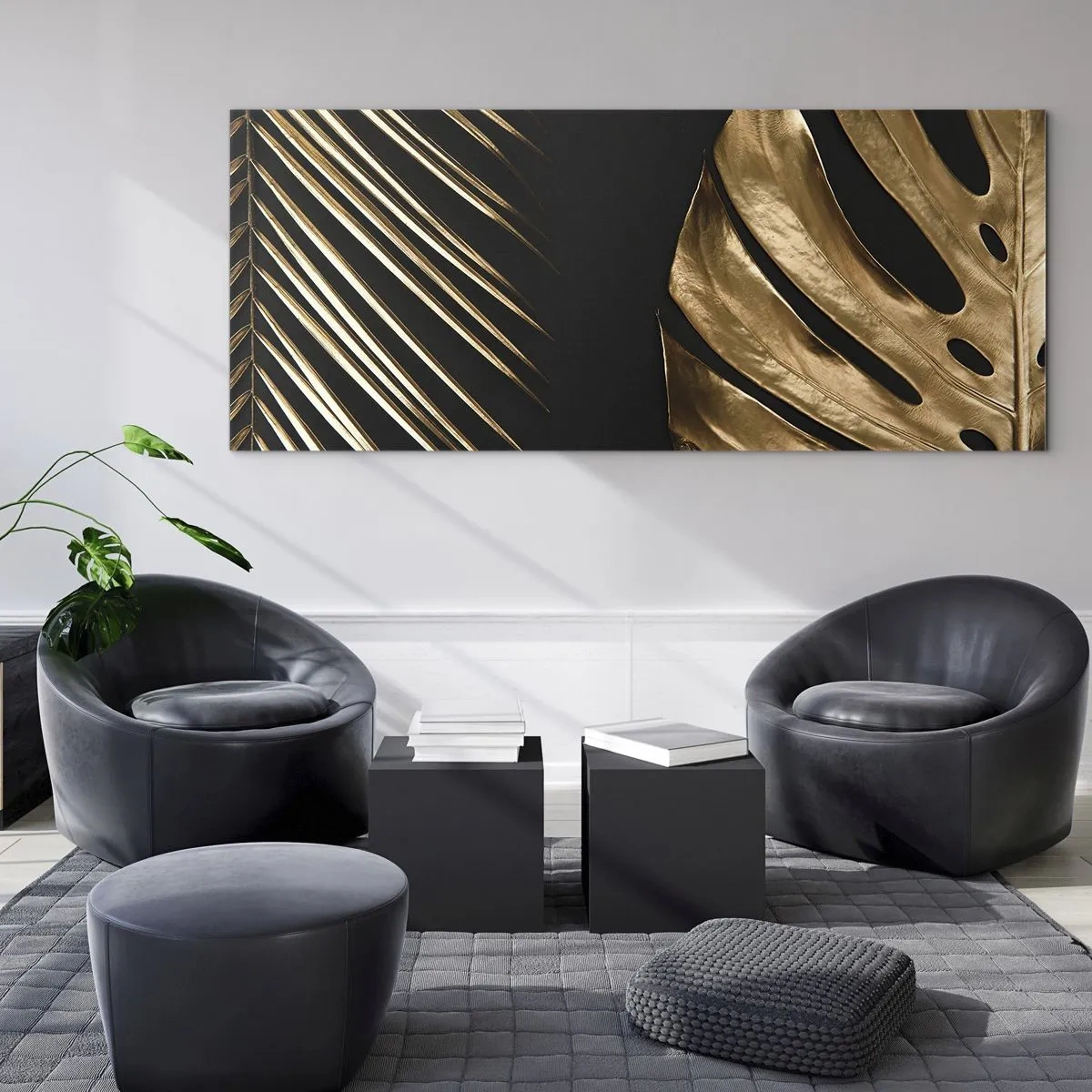 Glasbild - Bild auf glas - Anders und genauso teuer - 100x40 cm