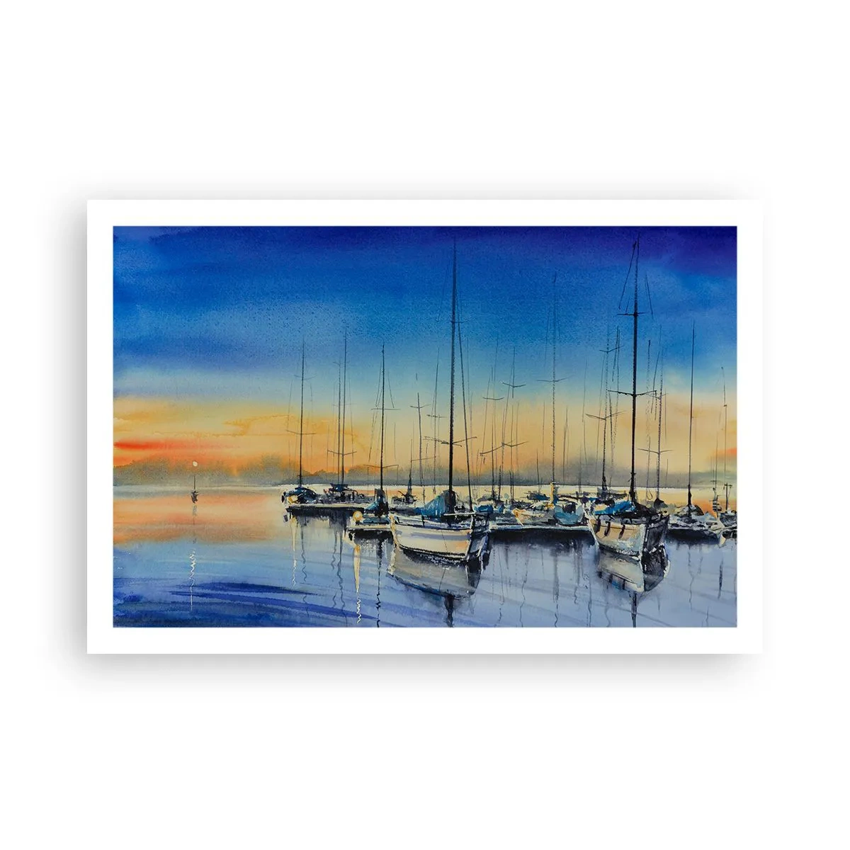 Poster - Ende eines guten Tages - 91x61 cm