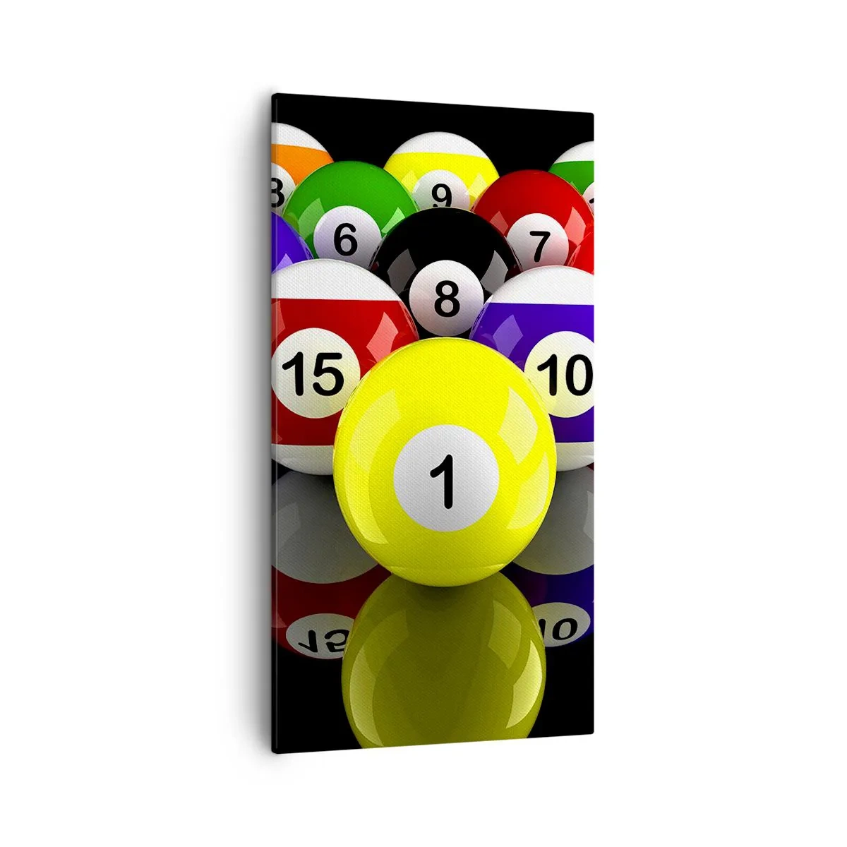 Bild auf Leinwand - Leinwandbild - Verschiedene Spielfarben - 55x100 cm