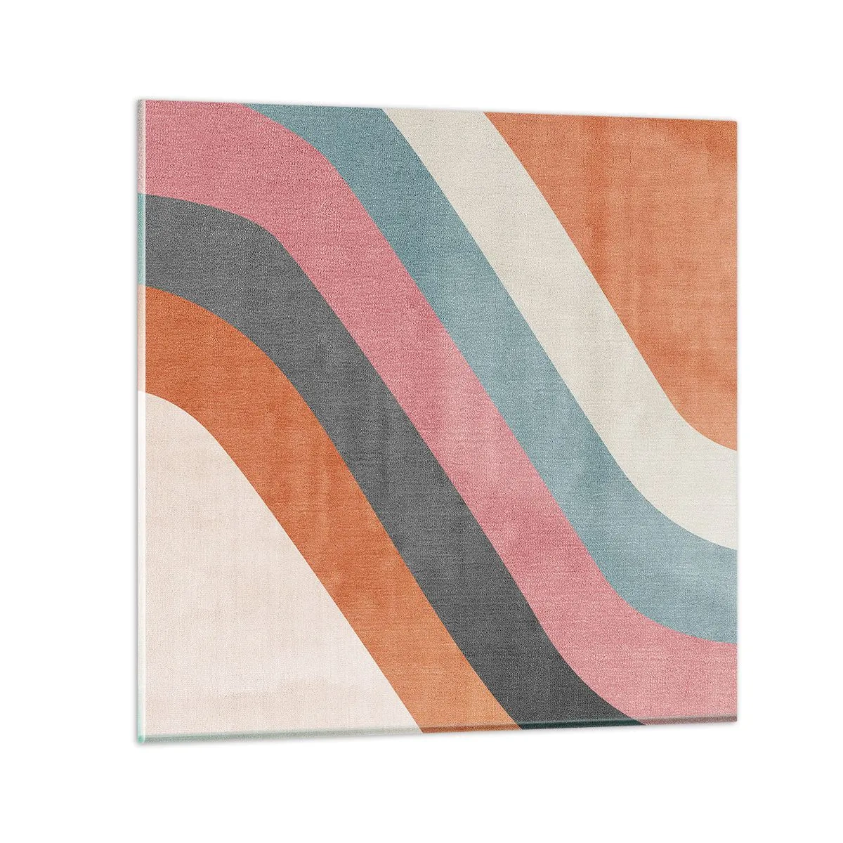 Glasbild - Bild auf glas - Diagonale Komposition – Bewegung - 50x50 cm