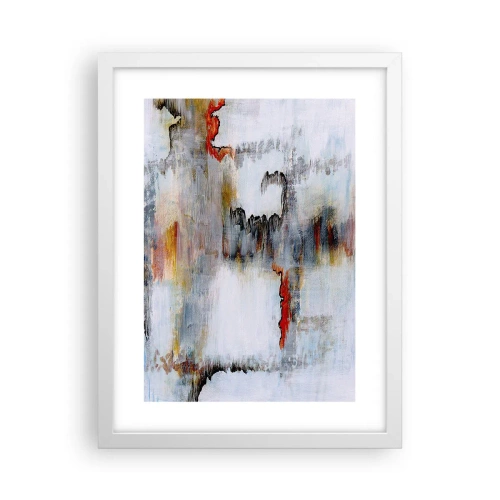 Poster in einem weißen Rahmen - Ein Stock auf dem Wasser - 30x40 cm