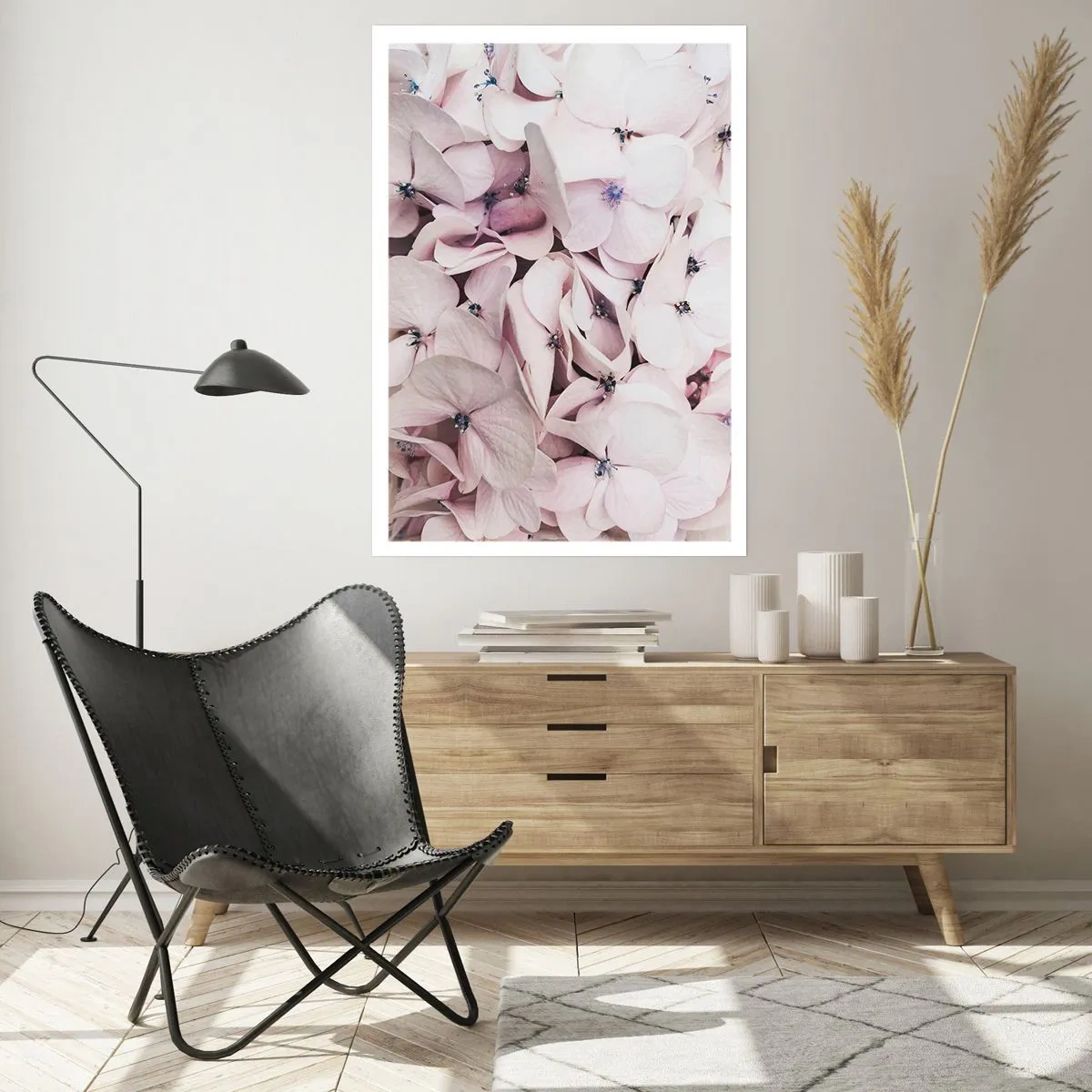 Poster - In einer Blumenflut - 40x50 cm