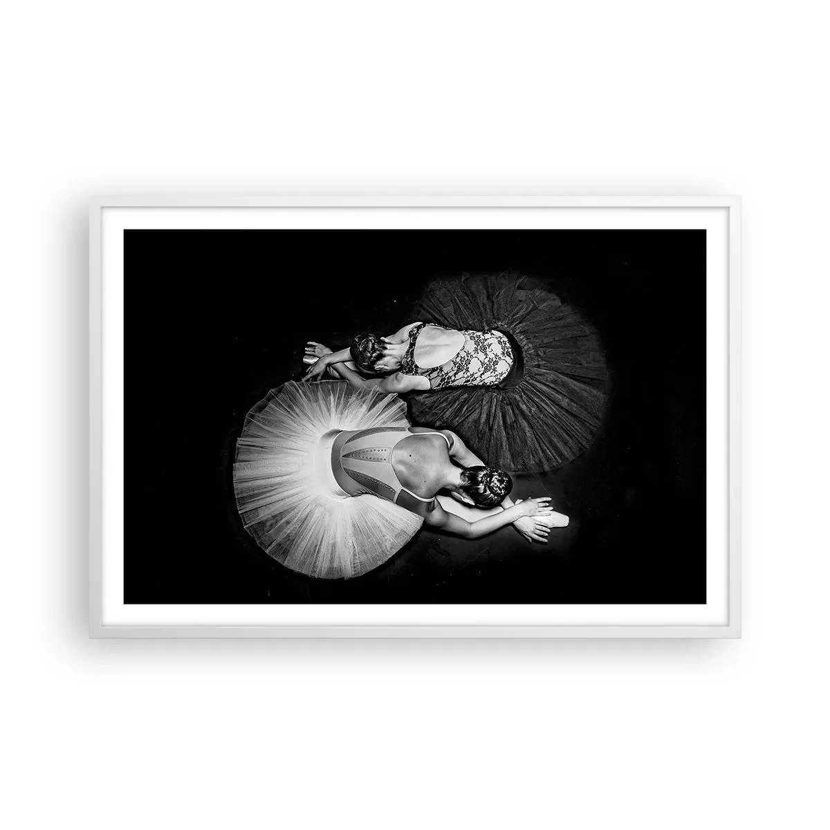 Poster in einem weißen Rahmen - Jin und Jang – perfekte Balance - 91x61 cm