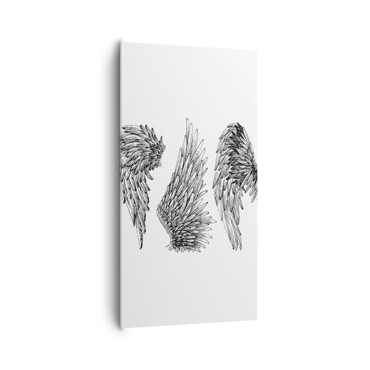 Bild auf Leinwand - Leinwandbild - Und du kannst ein Engel werden - 65x120 cm