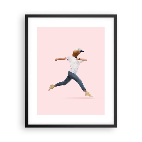 Poster in einem schwarzem Rahmen - Eine Prise Absurdität - 40x50 cm