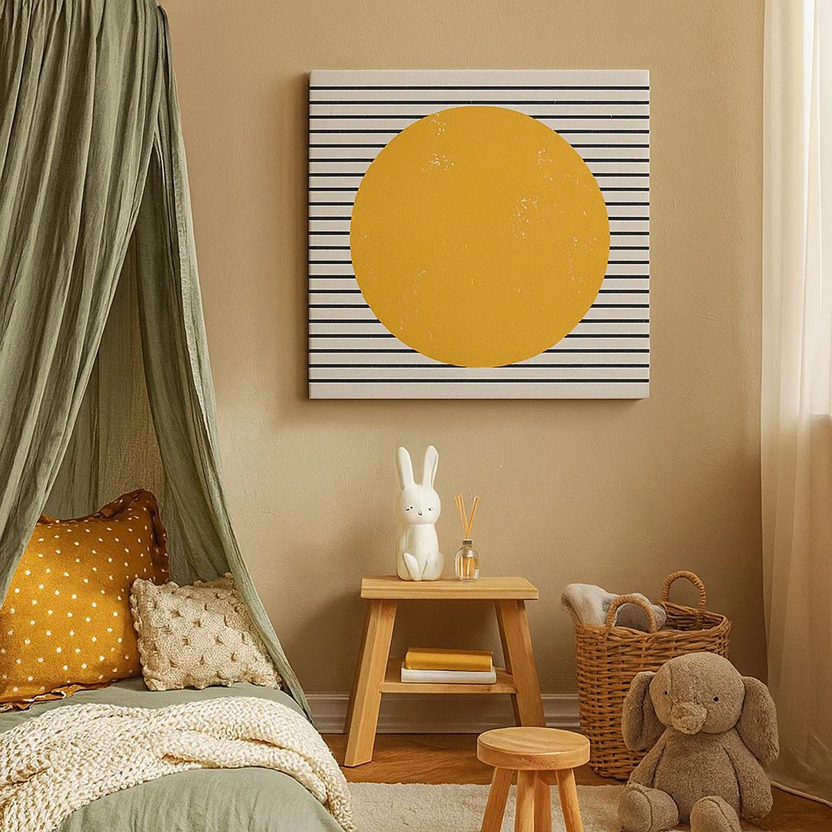 Bild auf Leinwand - Leinwandbild - Die Kraft der Einfachheit - 30x30 cm