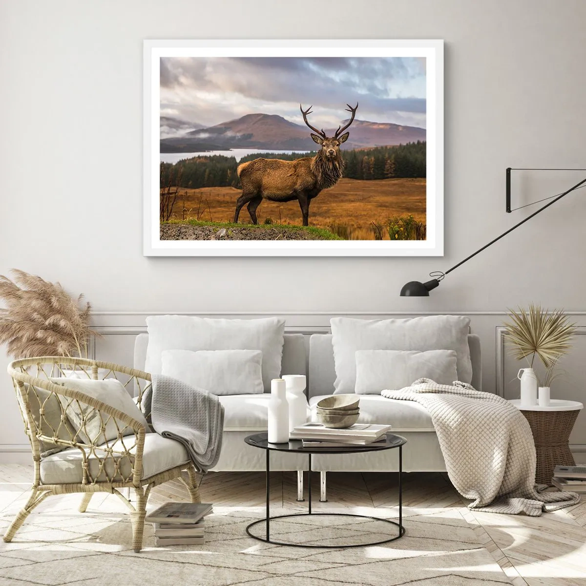 Poster in einem weißen Rahmen - Die Majestät der Natur - 100x70 cm