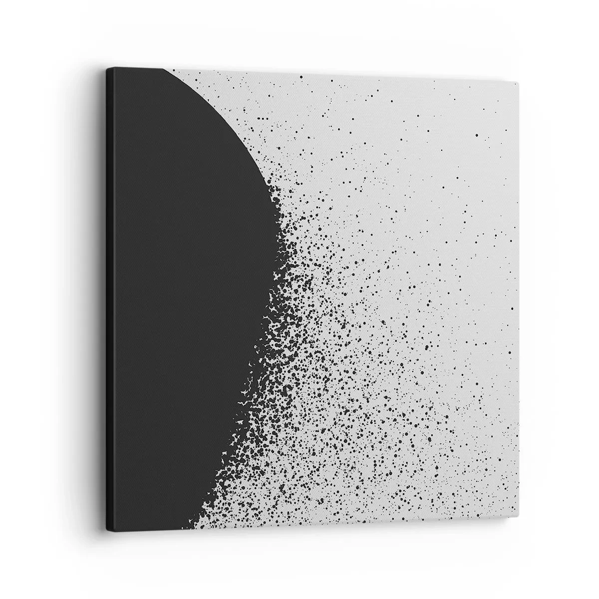 Bild auf Leinwand - Leinwandbild - Bewegung von Molekülen - 30x30 cm