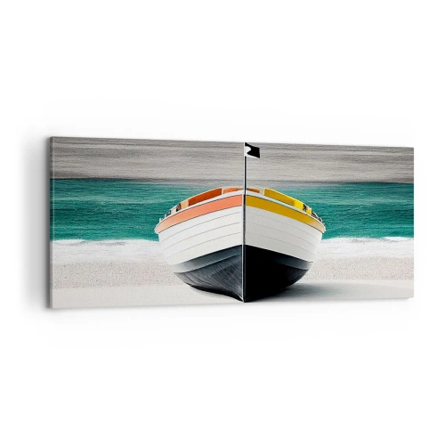 Bild auf Leinwand - Leinwandbild - An seinem Platz - 100x40 cm
